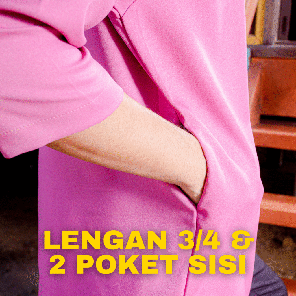 Lengan 3 suku 2 poket