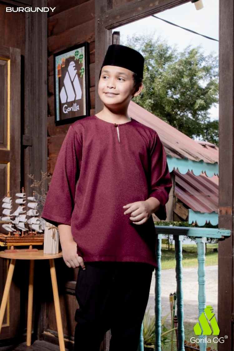 Burgundy 3 Suku Kids Burgundy for Boy - Image 1