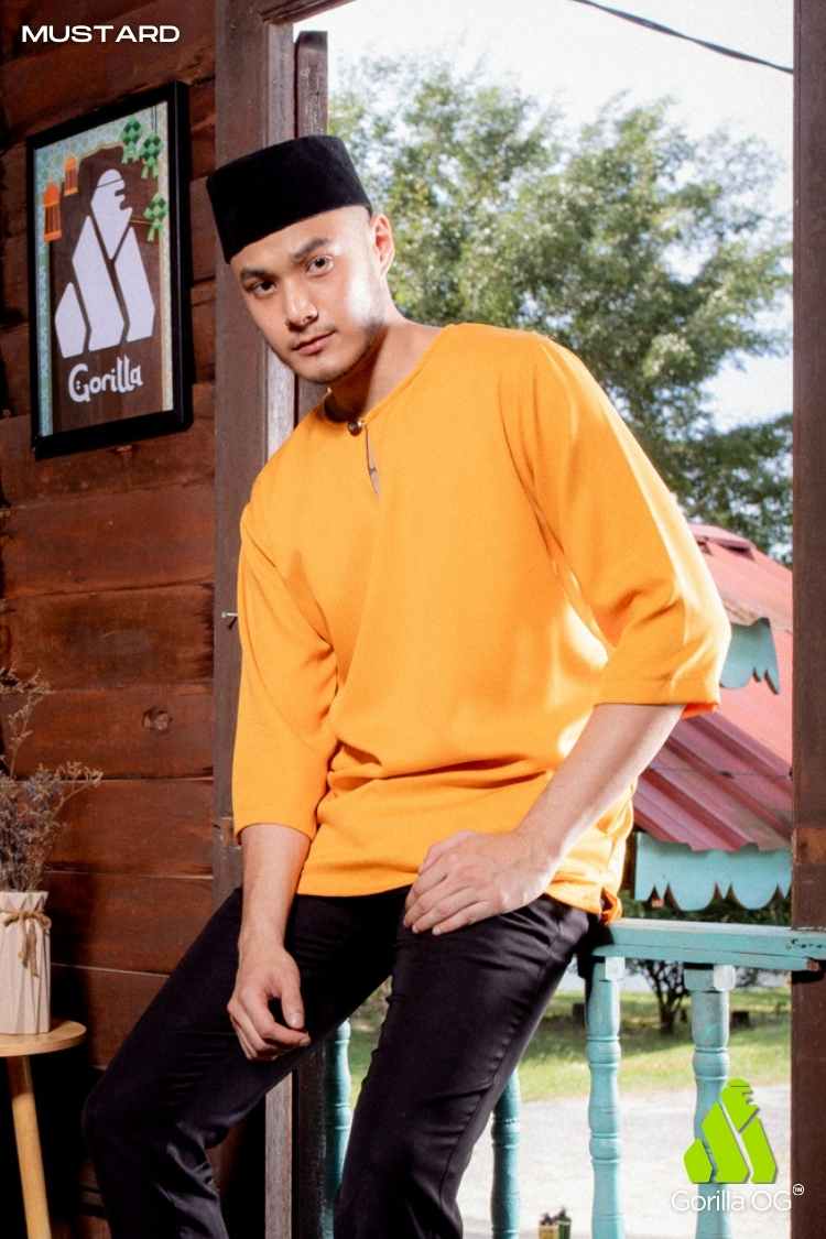 Mustard 3 Suku Adult Mustard for Men - Image 1