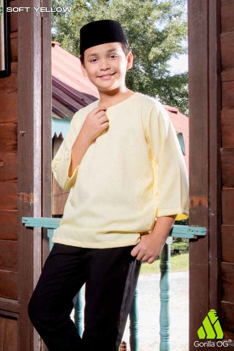 Soft Yellow 3 Suku Kids Soft Yellow for Boy - Image 1