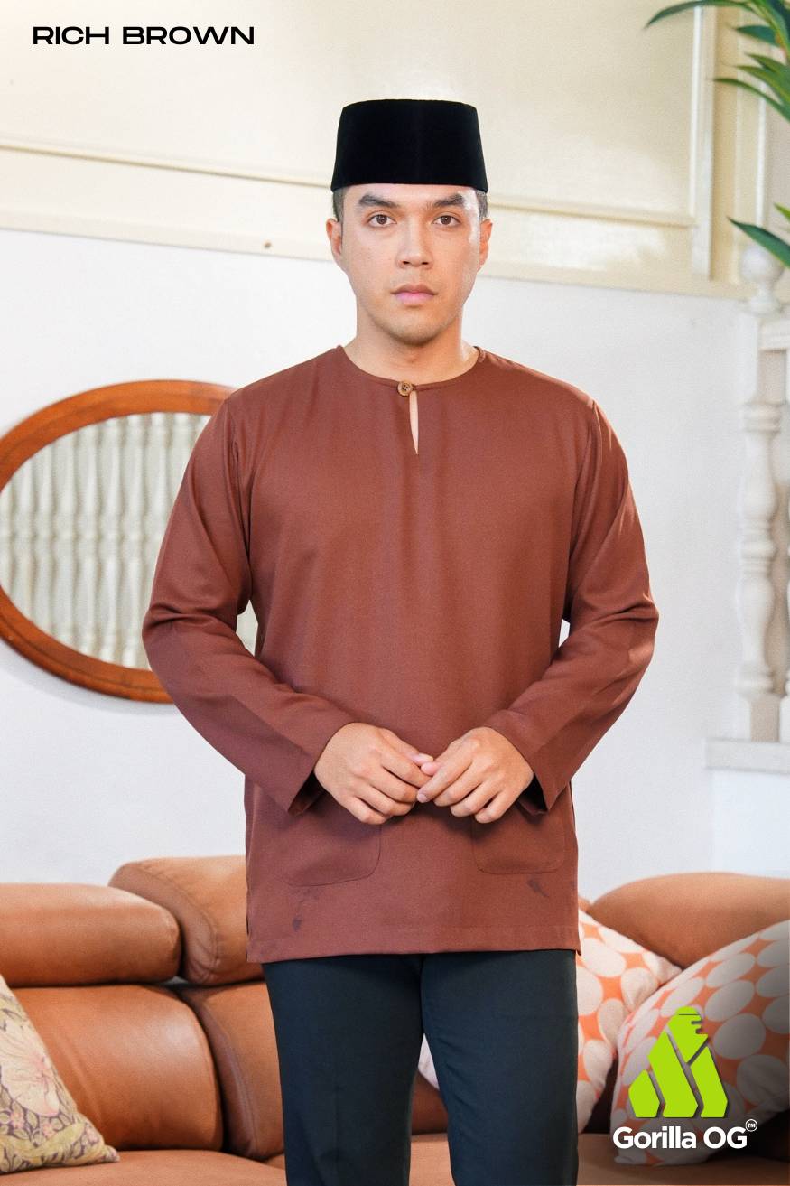 Rich Brown Lengan Panjang Rich Brown for Men: Lengan Panjang - Image 1