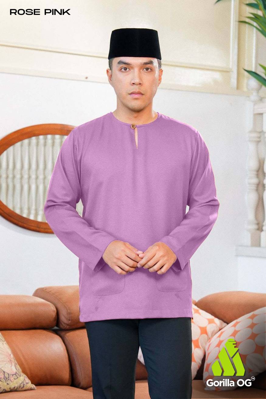 Rose Pink Lengan Panjang Rose Pink for Men: Lengan Panjang - Image 1