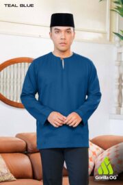 Teal Blue for Men: Lengan Panjang